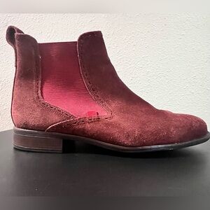 Marc Joseph New York Women's Leather Chelsea Boot with Perforated Detail Chukka